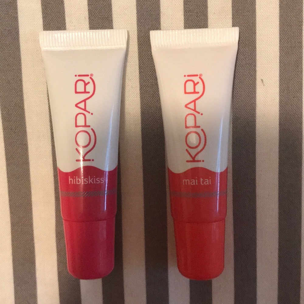 Kopari lip love gloss Hibiskiss and mai tai